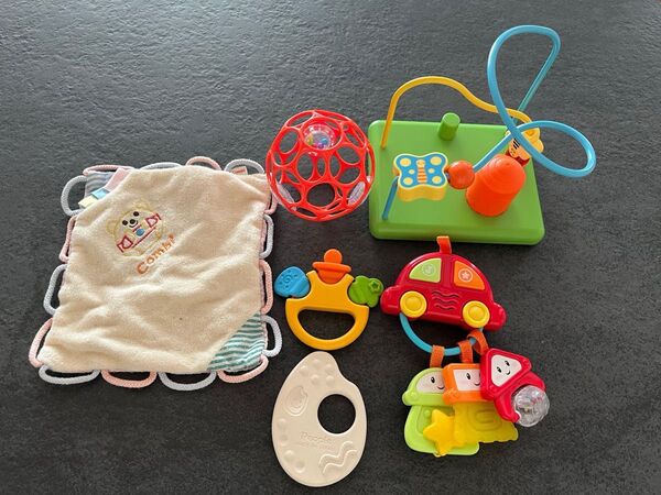 ベビー おもちゃ 知育 しまじろう 歯固め セット 中古