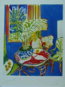 Henri Matisse、PETIT INTERIEUR BLEU、海外版希少レゾネ、状態良好、送料込み、y321