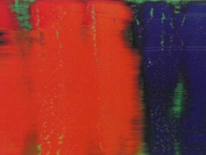 Art hand Auction Gerhard Richter, GRÜN-BLAU-ROT, Superseltenes Werk der Überseeversion, Neu mit Rahmen, Lüfter, Malerei, Ölgemälde, Abstraktes Gemälde