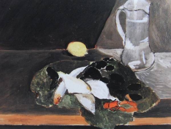 Henri Matisse, NATURE MORTE AU CITRON, Version outre-mer super rare raisonné, Neuf avec cadre, ventilateur, peinture, peinture à l'huile, peinture nature morte