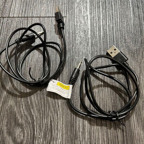 防水仕様 USB 充電ケーブル 80cm 2本