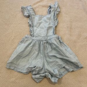 next フリル付きショートオール 9-12ヶ月 80センチ サロペット オーバーオール