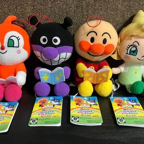 それいけアンパンマン ばいきんまんとえほんのルルン ぬいぐるみ 全4種コンプセット
