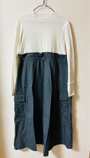 【週末だけ値下げ】ワンピース カジュアル 切り替えワンピース
