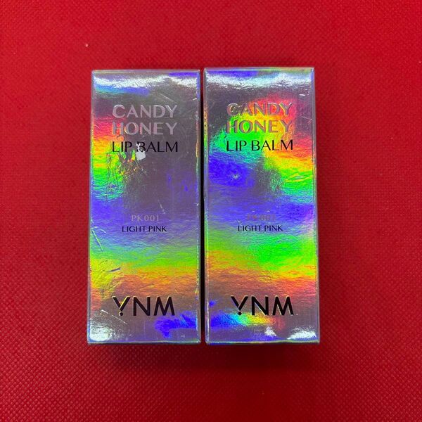 YNM キャンディハニーリップバーム ライトピンク×2本セット