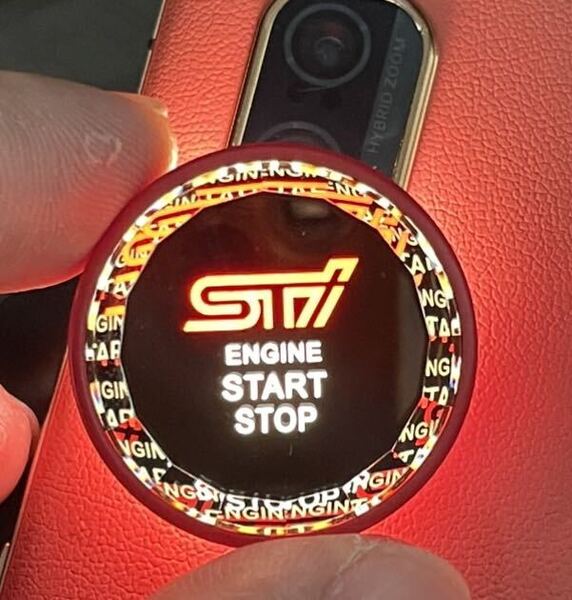 STIロゴ エンジンスタートスイッチカバー 新品、未使用