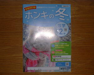 【学校教材】ホンキの冬　数学２年　啓林館版