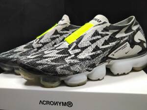 ナイキNIKE×アクロニウムAcronymエアヴェエイパーマックスモック2Air VaporMax Moc 2色LIGHT BONE/LIGHT BONE-BLACK27.0㎝US9.0美品箱付