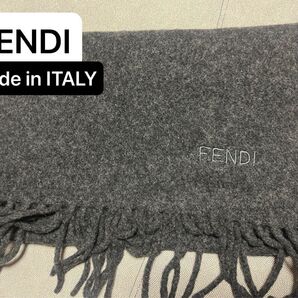FENDI マフラー ラナウール ラムウール フェンディ イタリア製