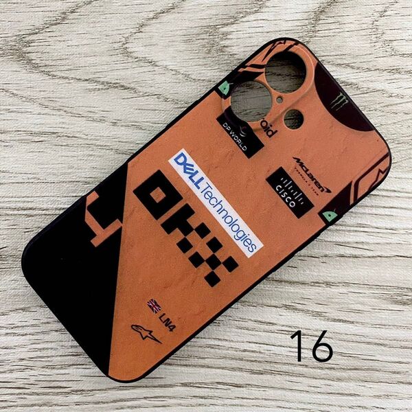 ランド・ノリス レーシング スーツ iPhone 16 ケース F1 マクラーレン McLaren