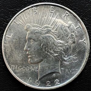 1922年 アメリカ合衆国 銀貨 ピースドル