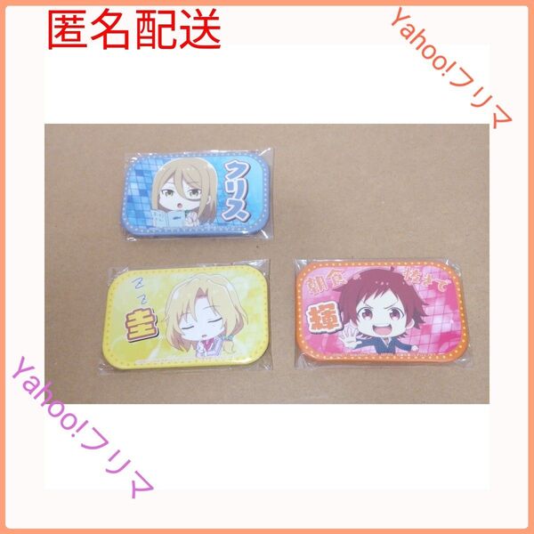 アイドルマスター SideM 理由あって Mini スクエア型 缶バッジ