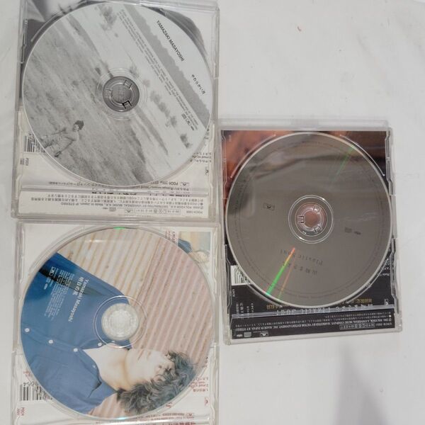 山崎まさよし 音楽CD3枚 やわらかい月 明日の風 plasticSoul