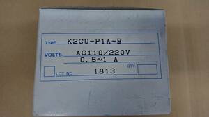 omron ヒータ断線警報器 小容量プラグインタイプ 制御電圧AC110/220V 動作電流AC0.5-1A(K2CU-P1A-B) オムロン