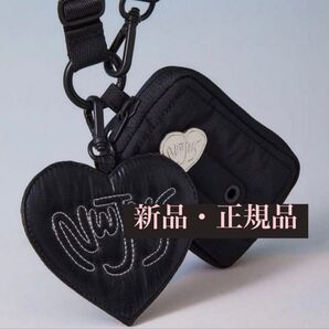ニュジ COLLER カードウォレット ブラック 黒 ショルダー