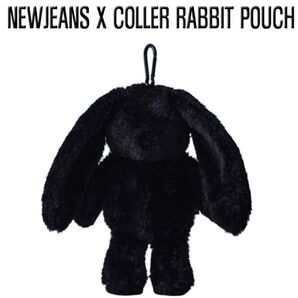 NewJeans X COLLER ラビットポーチ ブラック 黒 オフライン限定