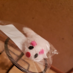  unopened * cat Chan toy /....( light pink )