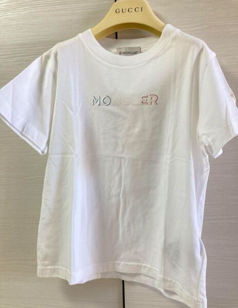 モンクレール キッズ トリコロール ロゴTシャツ