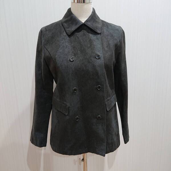 GIANNI LO GIUDICE ジャンニ ロ ジュディチェ ジャケット グレー ダブル スウェード風