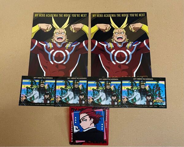僕のヒーローアカデミア マルイ ジュリオ ダークマイト 特典 ステッカー ポスカ 7点セット ヒロアカ