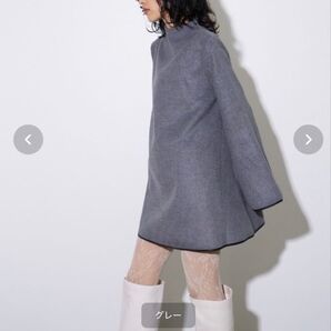 4youstory グレー フレアスリーブ