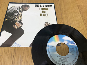 RAP45★[ERIC B & RAKIM / Follow The Leader] ジャケ付き45 ミドル クラシック 7inch 7インチ EP 90's Muro