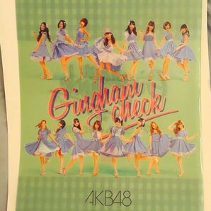 AKB48 ギンガムチェックA4サイズクリアファイル