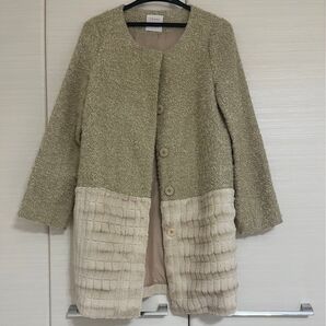 SENSE OF PLACE by URBAN RESEARCH ノーカラーコート ベージュ