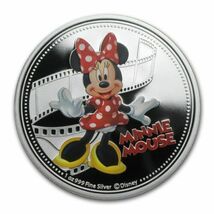 ニウエ　2014年　銀貨　$2　Disney Mickey & Friends Minnie Mouse　@3-10_画像1