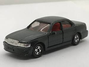 ル1★トミカ 日本製 ミニカー 1990 トヨタ セルシオ 濃緑メタ No.17