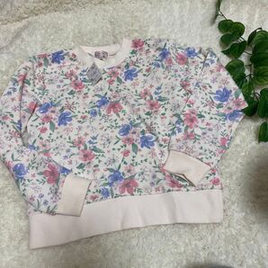 新品 トレーナー 可愛い140 裏起毛ではないトレーナー マザウェイズ