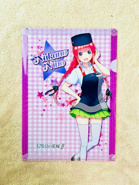 中野二乃 クリアファイル 五等分の花嫁