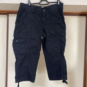 カーゴパンツ ミリタリー ヴィンテージ ブラック 黒 レディース メンズ