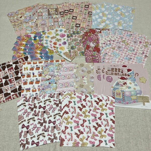 ayyjewel おりがみ 作家様 レトロアニマル柄他 国内作家様 ペーパー 紙質色々 片面印刷 約82枚