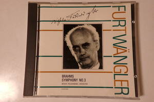 518 クラシック CD フルトヴェングラーの芸術 第1期 ブラームス 交響曲 第3番 ヘ長調 作品90 ピアノ ヴァイオリン 交響曲 管弦楽 協奏曲