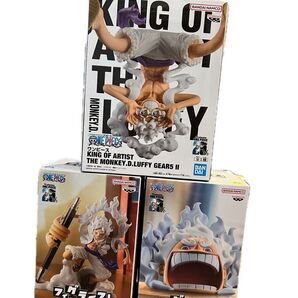 ワンピース KING OF ARTIS フィグライフ ギア5 ニカルフィ3点