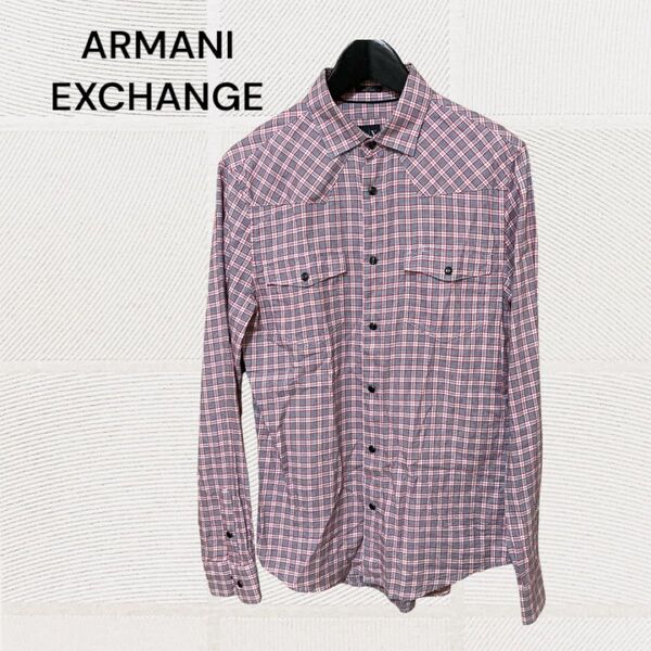 A/X ARMANI EXCHANGE アルマーニ 長袖シャツ チェック