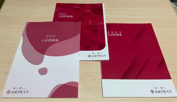 書き込み無し 金城学院大学 過去問3年分(2022、2023、2024)