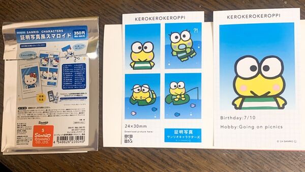 けろけろけろっぴ 証明写真風スマロイド サンリオ