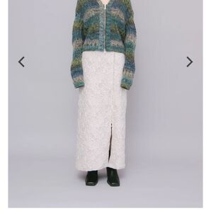MURRAL Ice flower embroidery skirt スカート
