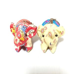 ★本日終了★ 仲良し ぞうさん マスコット 可愛い アジアン雑貨