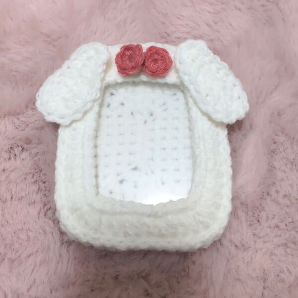 ive ウォニョンイメージ トレカケース トレカデコ ハンドメイド 編み物