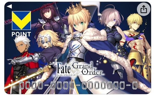 Fate/Grand Order(Bデザイン)Vポイントカード Tポイントカード Tカード 新品