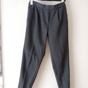 テーパードパンツ レディースパンツ ダークグレー Sサイズ