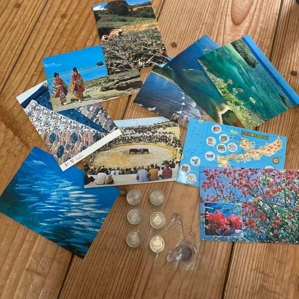 沖縄海洋博記念絵葉書、硬貨