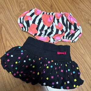 女の子 90 短パン スカート ブルマ キッズ ベビー ハーフパンツ