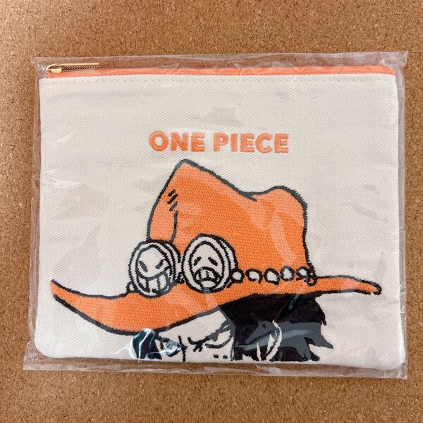 ONE PIECE』刺繍デニムポーチエース BC 3 ジャンプショップ ジャンプフェスタ ジャンフェス 原作 コミック