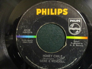 Gene & Wendell ： Honey Chile 7'' / 45s ★ R&B Oldies オールディーズ ☆ c/w Your Sister Or You // シングル盤 / EP