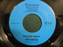 The Krush ： Regrets 7'' / 45s ★ Hawaii ハワイ / AOR / バラード ☆ c/w Sailing Away // シングル盤 / EP_画像2