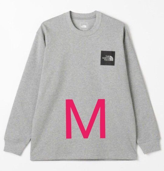 THE NORTH FACE ザノースフェイスSQUARE LOGO ロンT Мサイズ